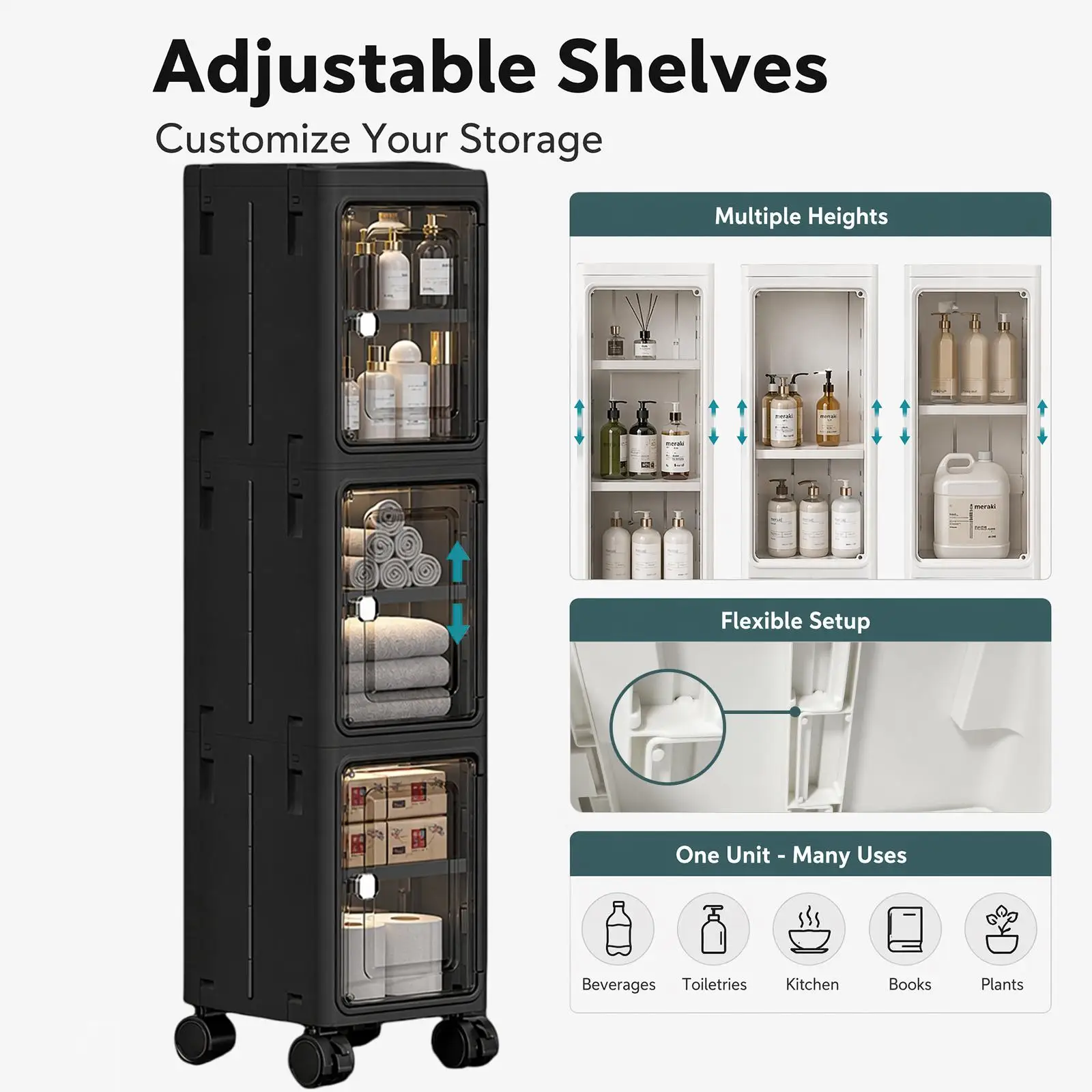 5 Katlı, Dar ve İnce Tasarımlı - Kitchen Appliances Cabinet incelemesi ve fiyatı